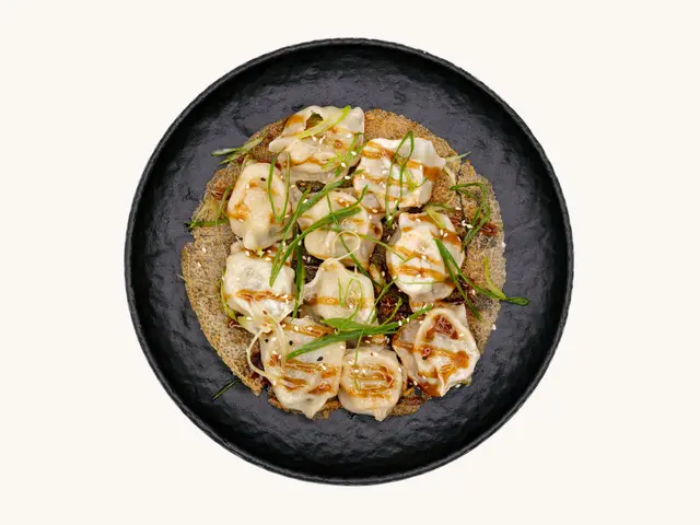 Schweinefleisch-Gyoza (豬肉煎餃)